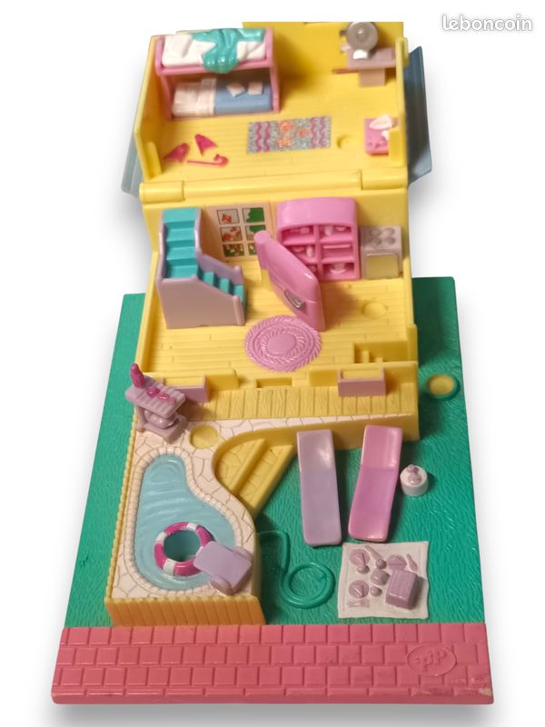 POLLY POCKET - Summer House - Variation Purple accessories (1993) (image 5)