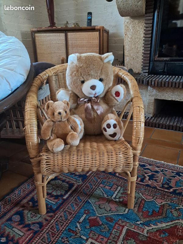 Ours en peluche 35 cm + petit 16 cm (image 1)