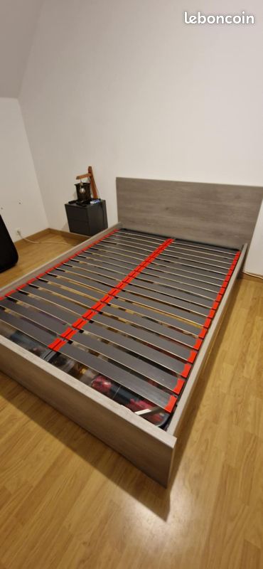 Lit sommier + matelas (image 1)