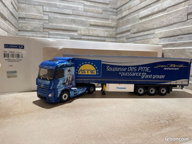 Eligor camion Eligor lbs Mercedes Actros Transport Rivoire Ziegler - Collection