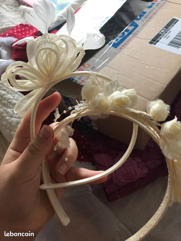 Serre tête pour baptême ou mariage (image 1)
