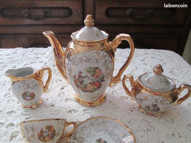 Dînette Antique Pour Poupée Jumeau Sfbj