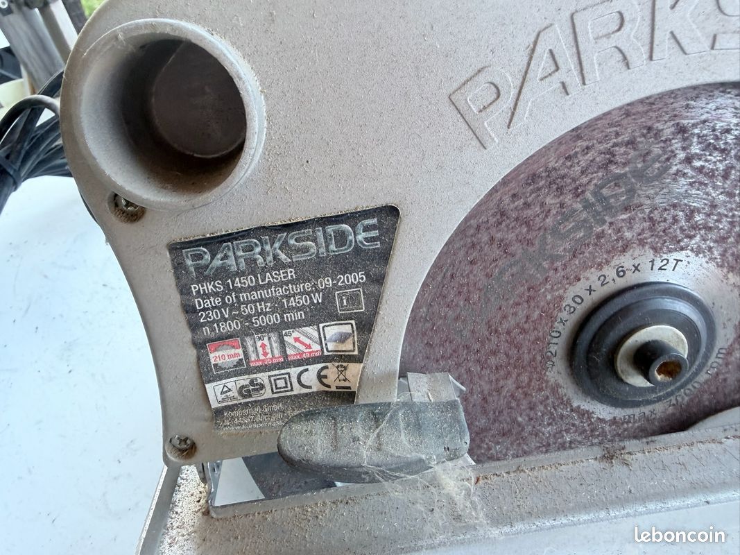 Scie circulaire Parkside PHKS 1450W (image 2)