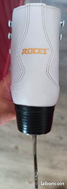 Patin à Glace Roces Paradise/Lame – Femme, Tige Synthétique, Semelle PVC, Lame Acier Carbone