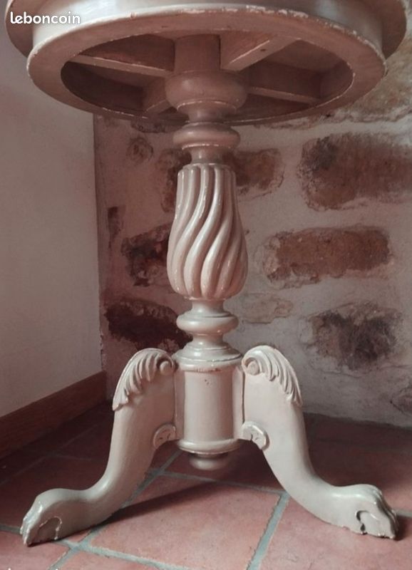 Guéridon restauration en acajou XIX (image 2)