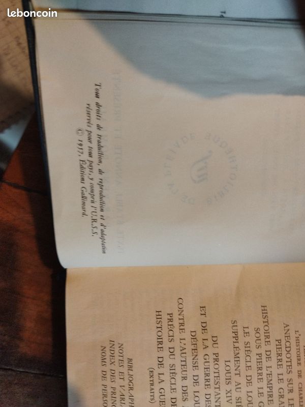 Voltaire oeuvres historiques (image 2)