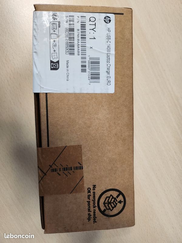 Deux chargeurs USB-C d'origine HP 140w et 65w (image 2)