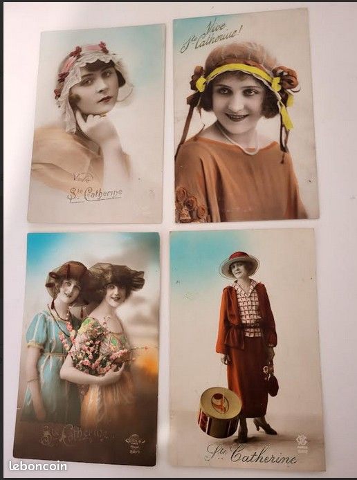 Ancienne Carte Postale De Sainte Catherine – Vintage, Collection, Fabriquée En France