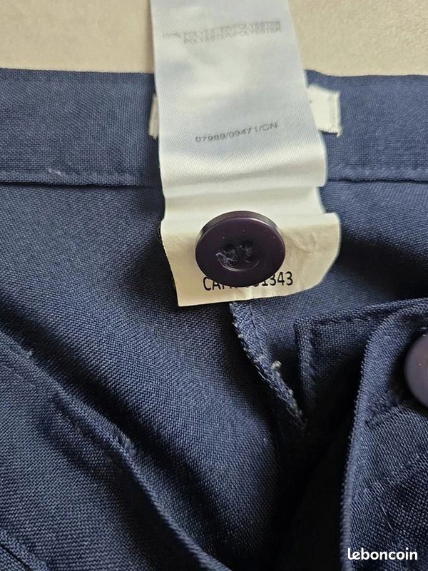 Pantalon de tailleur femme damart bleu marine taille 44 (image 5)