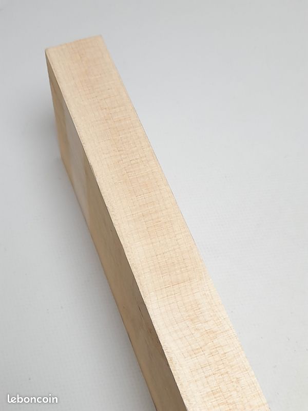 Manche De Guitare Vierge En érable Birdseye - 36" X 3" X 15/16" - Luthier - Neuf