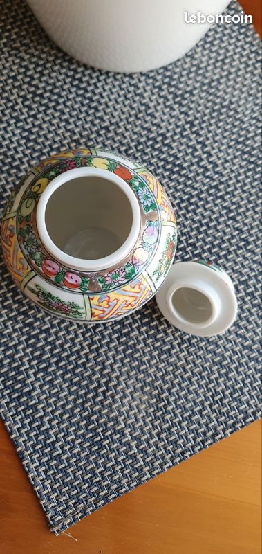 Petit vase motif asiatique (image 2)