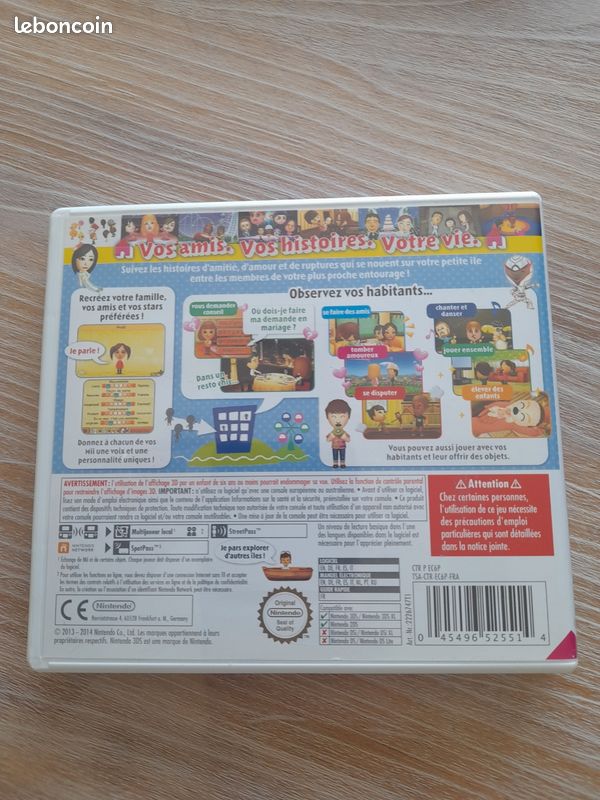 Jeu Nintendo 3DS Tomodachi life (image 2)