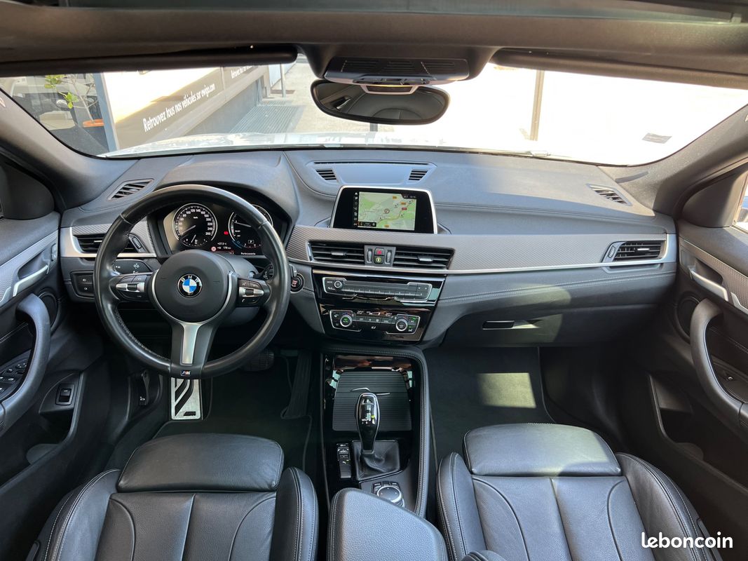 BMW X2 18i 140ch M-SPORT SDRIVE DKG7 - TOIT OUVR/HAYON ELEC/CARPLAY/LED AMBIANCE/CAMÉRA/CUIR (image 6)
