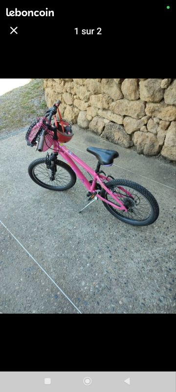 Vélo rose (image 1)