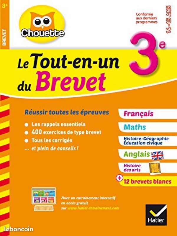 Tout en un du Brevet 3 eme (image 1)