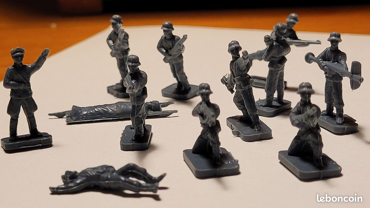 Soldats Marksmen London 1/32 (60mm) - Infanterie US WW1 1917 - Neufs Sous Blister