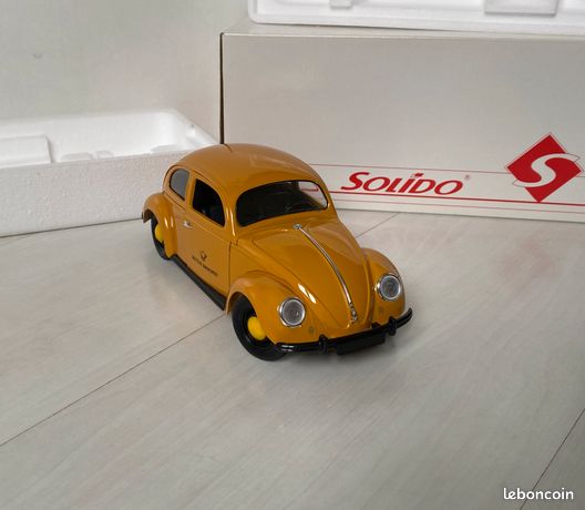 Volkswagen Coccinelle ADAC Strassenwacht SOLIDO 1/18 – Jaune, Métal (occasion Sans Boîte)
