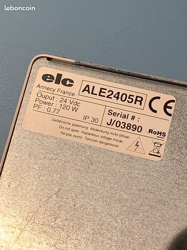Alimentation ELC ALE2405R 24V 120W (image 2)