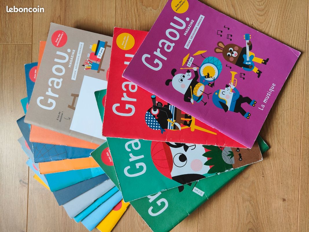 Lot de 14 magazines graou (image 1)