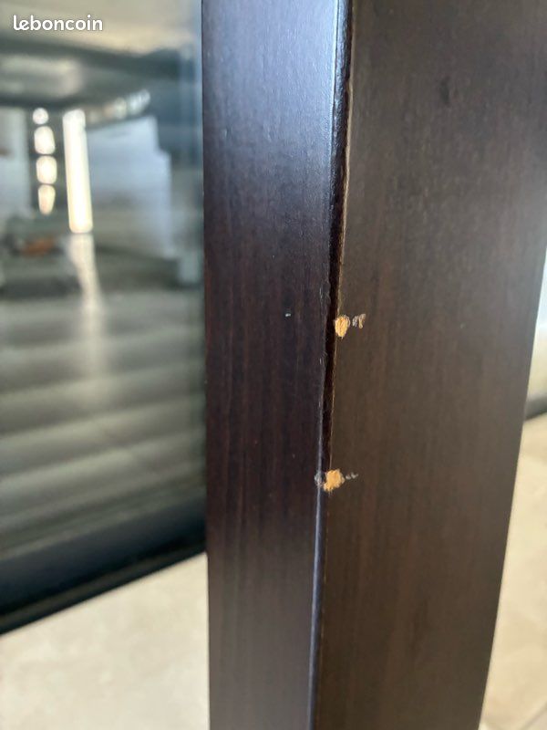 Table Fly bois wengé 90x120cm extensible (image 3)