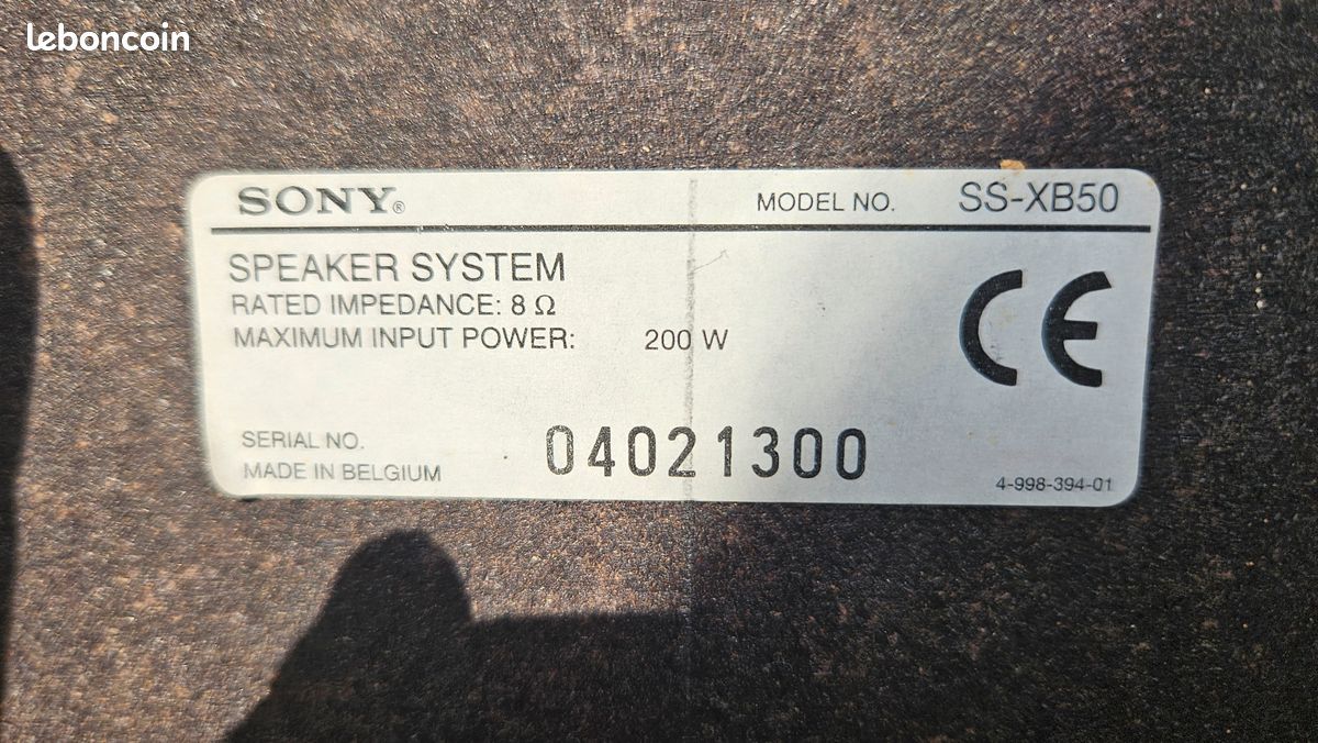 Enceintes SONY (image 5)