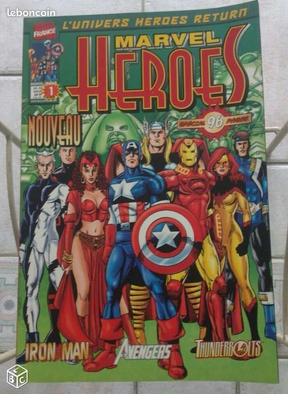 8 bd comics "Marvel Heroes" Marvel France 2001 (image 1)