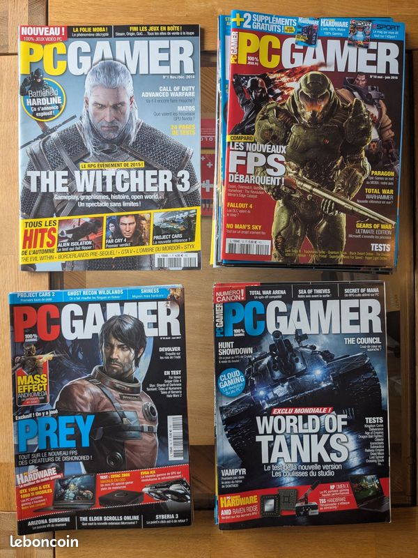 Lot de magazines PC Gamer France (N°1 à 22) (image 1)