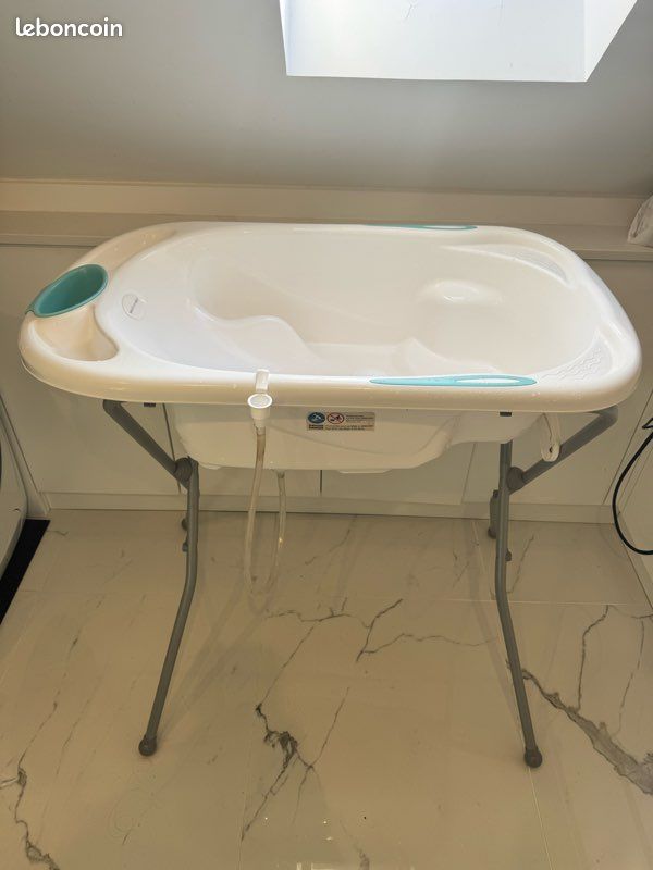 Baignoire bébé vertbaudet 2 en 1 complète (image 4)