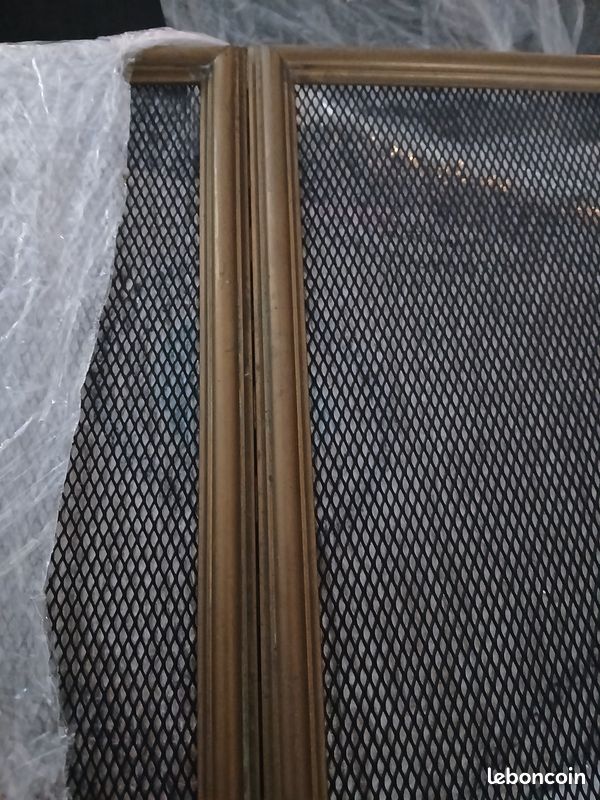 Parefeu - finition laiton ht 40 cm (image 1)