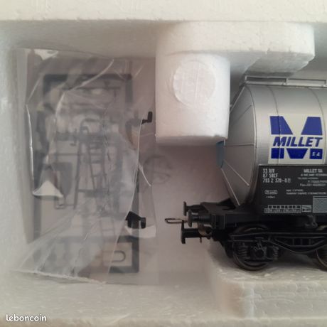 Wagon Citerne MILLET HO - Jouef HJ6056 - Échelle HO - Neuf - Modélisme Ferroviaire