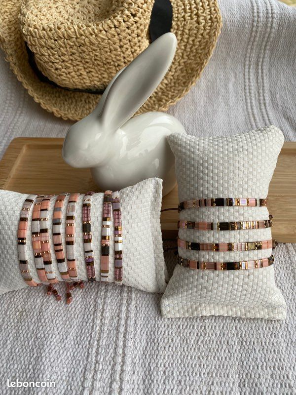 Bracelet fait main, en perles japonaises (image 8)