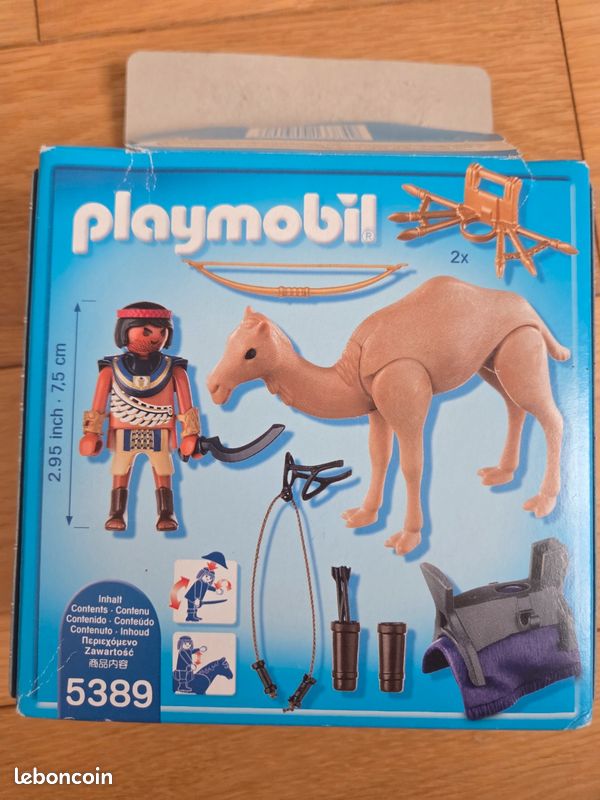 Têtes De Chameau/dromadaire PLAYMOBIL - Pour Rois Mages Ou Égyptiens - Occasion