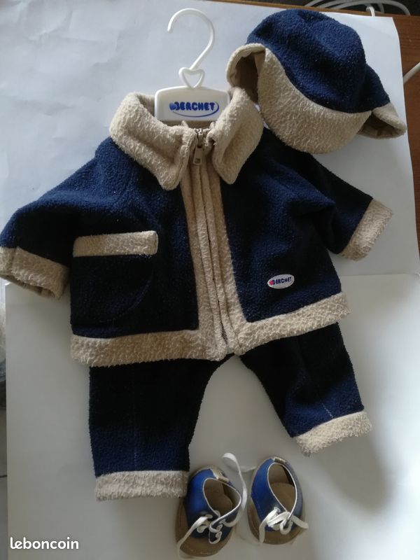 Lot de vêtements Berchet pour poupon THEO 50 cm (image 1)
