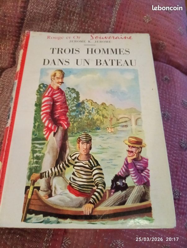 Trois hommes dans un bateau de Jérôme k jerome (image 1)