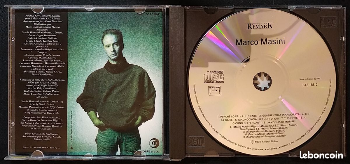 Marco Masini - Perché Lo Fai,Il Niente,Malinconoia Etc... (image 3)
