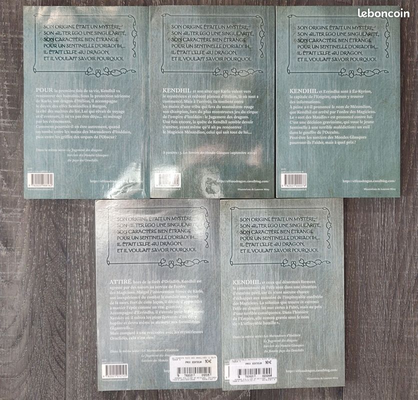 Livre fantastique : L'Elfe au Dragon (image 2)