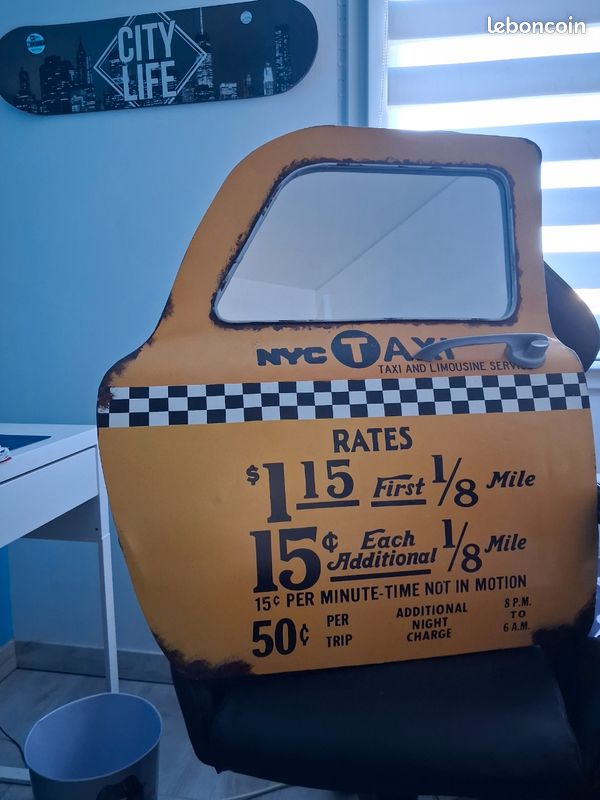Porte taxi deco miroir vinteg (image 1)