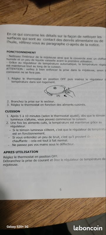 Mijoteuse / Poêle à pizza électrique Evatronic 1500W (Neuve) (image 12)