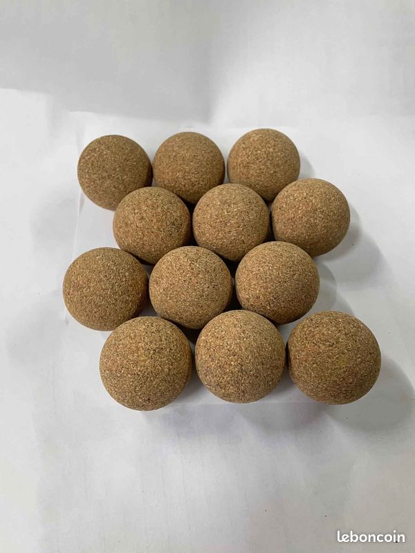 Balles Baby Foot Liège Jaune Fluo (par 3) | Suprême