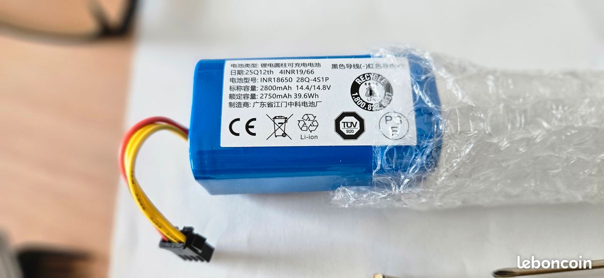 Batterie de rechange pour aspirateur VC70