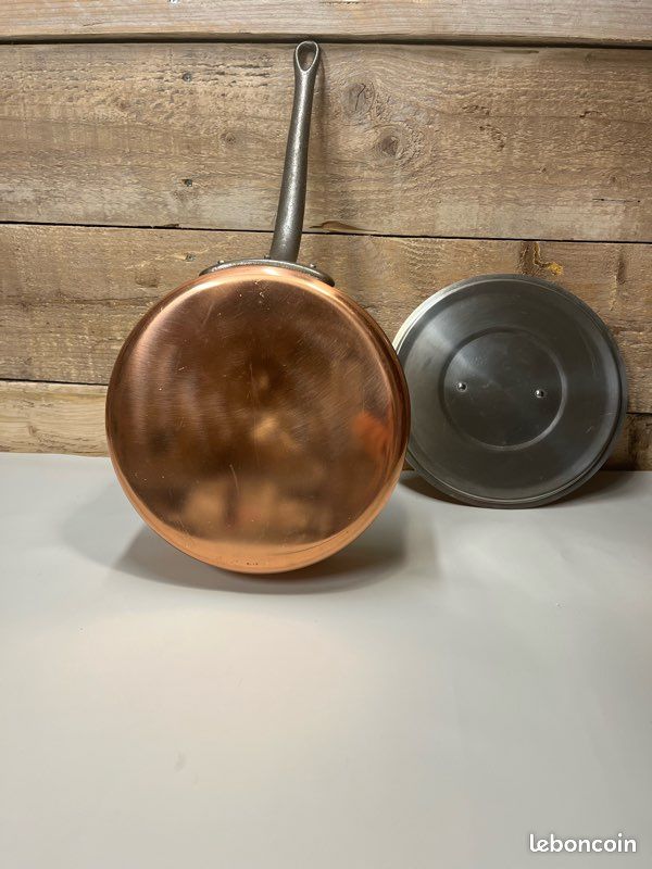 Sauteuse Baumalu cuivre massif Ø 28 cm (image 4)