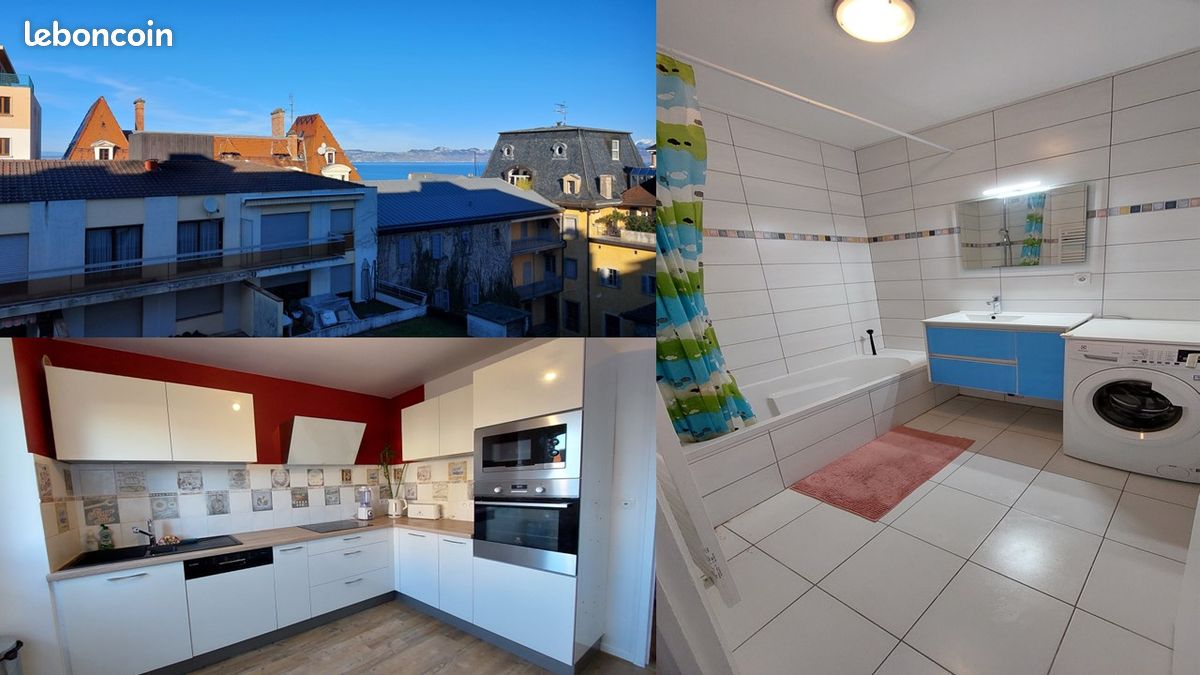 Appartement 4 pièces 88 m² · à Évian-les-Bains · 88 m² · 1 650 €