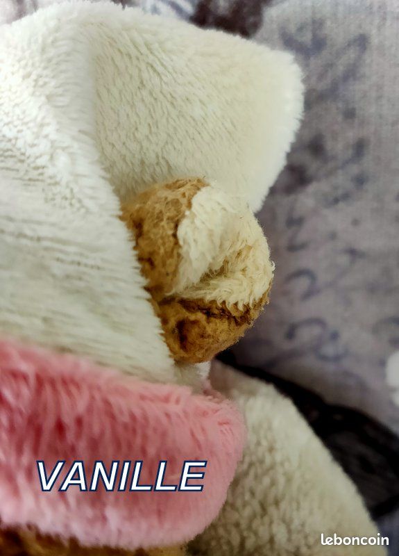 Ours boule rose et beige Bukowski 20 cm V60 (image 4)