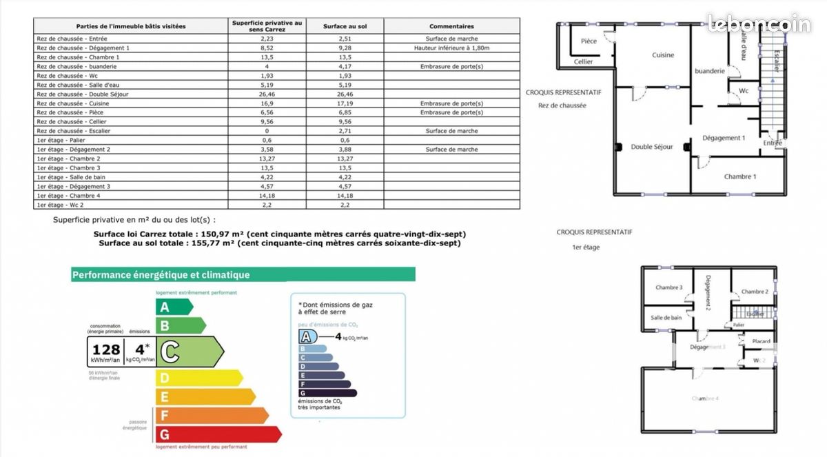 Maison familiale 5 pièces 150 m² (image 20)