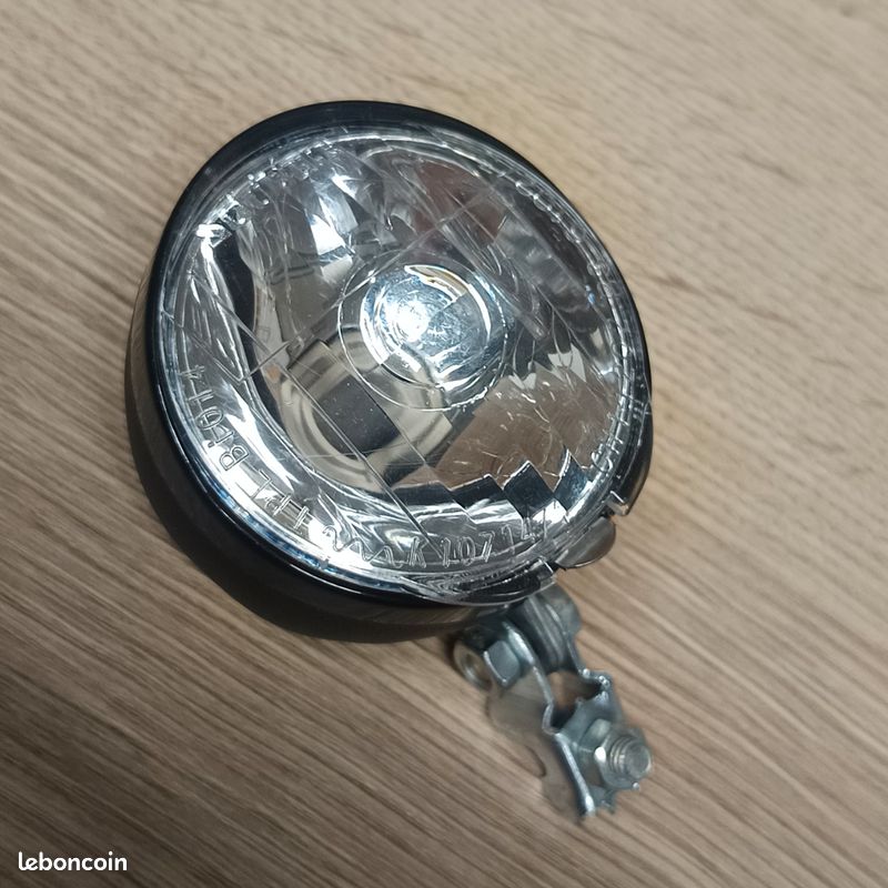 Phare Avant Vélo Vintage Soubitez/Cibié NOS (New Old Stock) - Avec Ampoule - Pour Pièces/collection