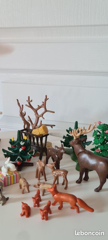 Playmobil animaux de la forêt avec père Noël (image 6)