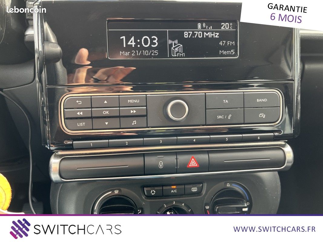 Citroën C3 1.5 BLUEHDI 100 BUSINESS * ENTREPRISE - BLUETOOTH (image 11)