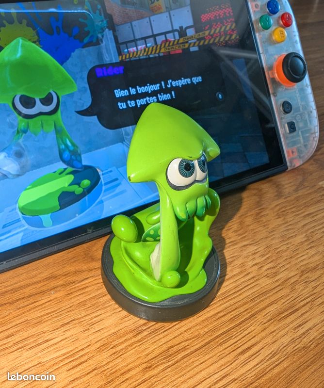 Amiibo calamar inkling : Achat occasion | Figurines amiibo Vert Prématuré (- de 45 cm) Bon état