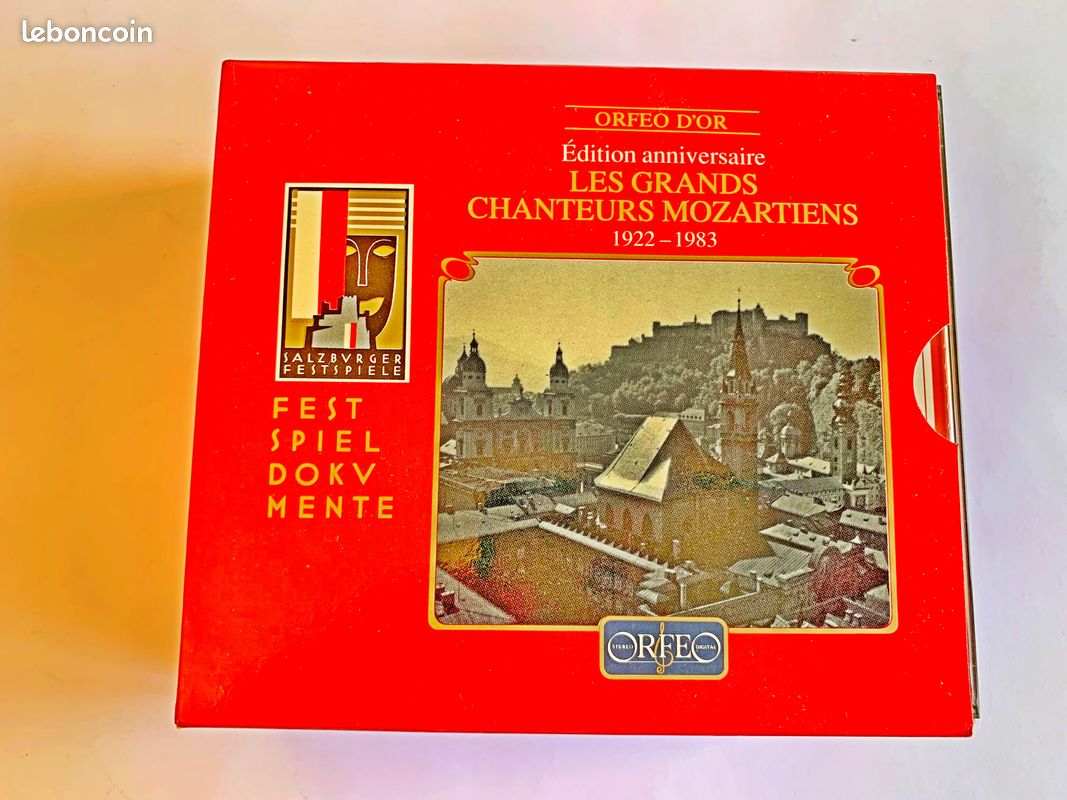Coffret CD - Les grands chanteurs Mozartiens 1922 – 1983 (image 1)
