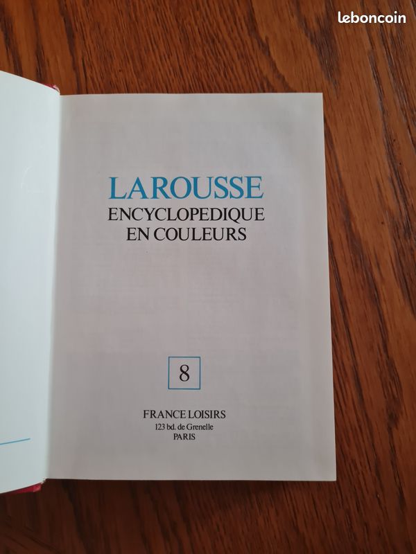 Larousse encyclopédique en couleurs Tome 8 Elect / Fair Play (image 2)